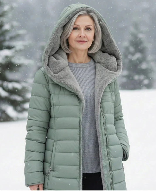 [Clearance] – Quilted coat with fleece lining